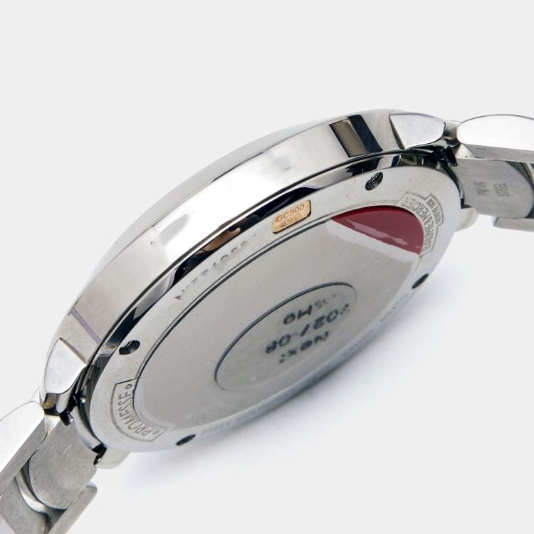 Pre Owned Baume & Mercier Mother of Pearl Two Tone Stainless Steel Promesse 10252 Women's Wristwatch 34 mm 