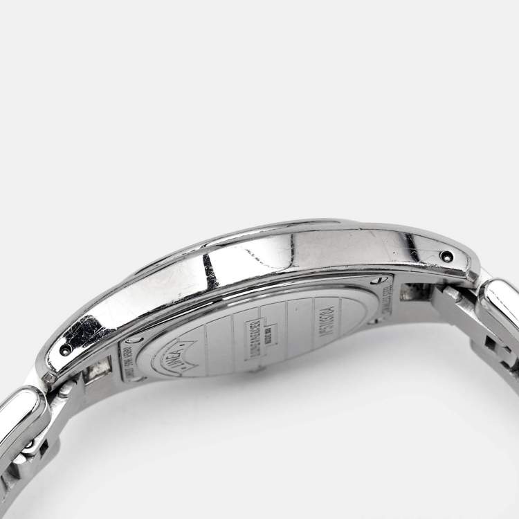 Pre Owned Baume & Mercier Silver Dial Stainless Steel Linea M0A10009 Women's Wristwatch 27 mm
