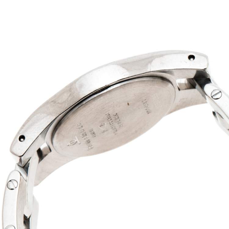 Pre Owned Baume & Mercier Navy Stainless Steel Linea MV045162 Women's Wristwatch 22MM