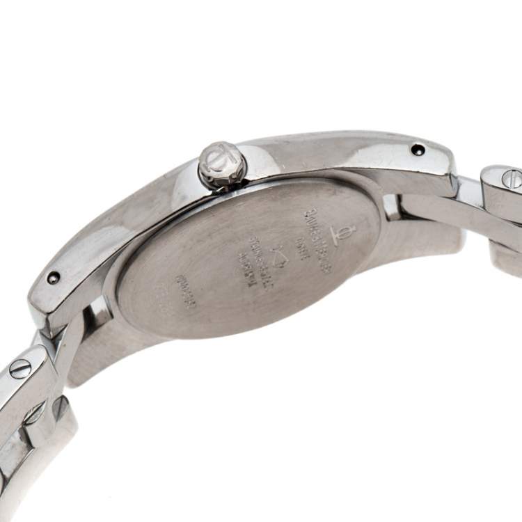 Pre Owned Baume & Mercier Navy Stainless Steel Linea MV045162 Women's Wristwatch 22MM