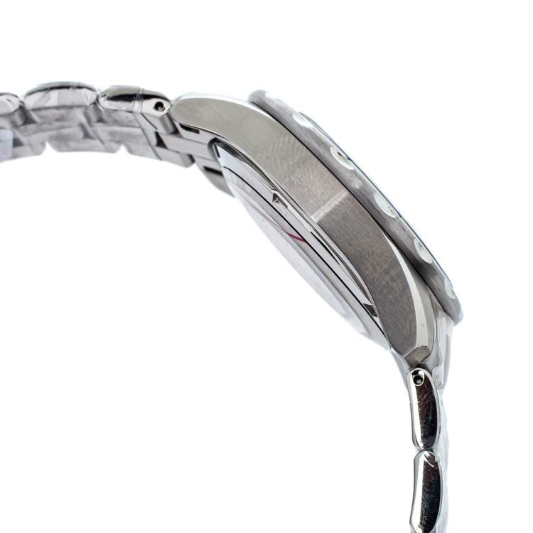 Pre Owned Bernhard H Mayer White Mother of Pearl Stainless Steel Ballad Women's Wristwatch 34 mm