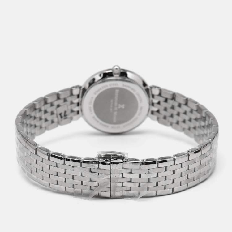 Pre Owned Bernhard H. Mayer Mother Of Pearl Stainless Steel Thalia 41702.595.1 Women's Wristwatch 27.50 mm