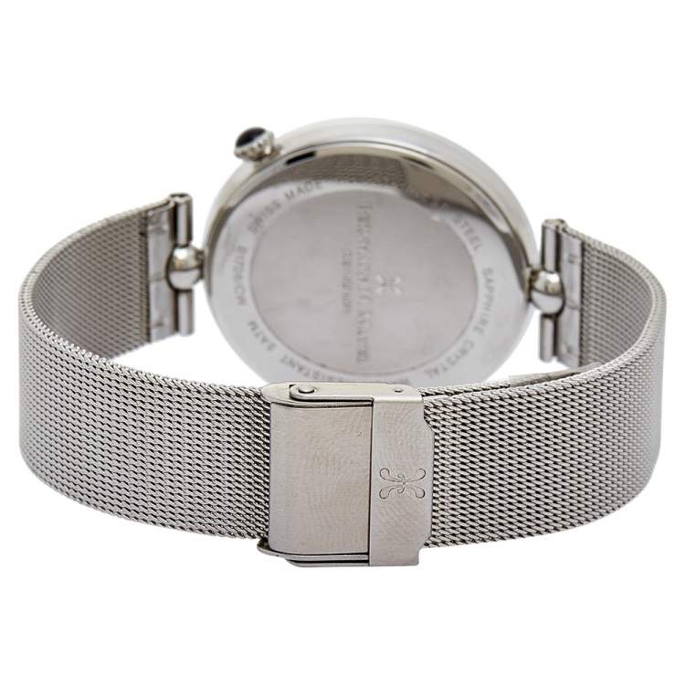 Pre Owned Bernhard H. Mayer Mother of Pearl Stainless Steel Allure B1706/CW Women's Wristwatch 34 mm