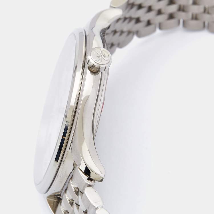 Pre Owned Bernhard H. Mayer Mother of Pearl Diamond Stainless Steel Muses Ladies Women's Wristwatch 36 mm