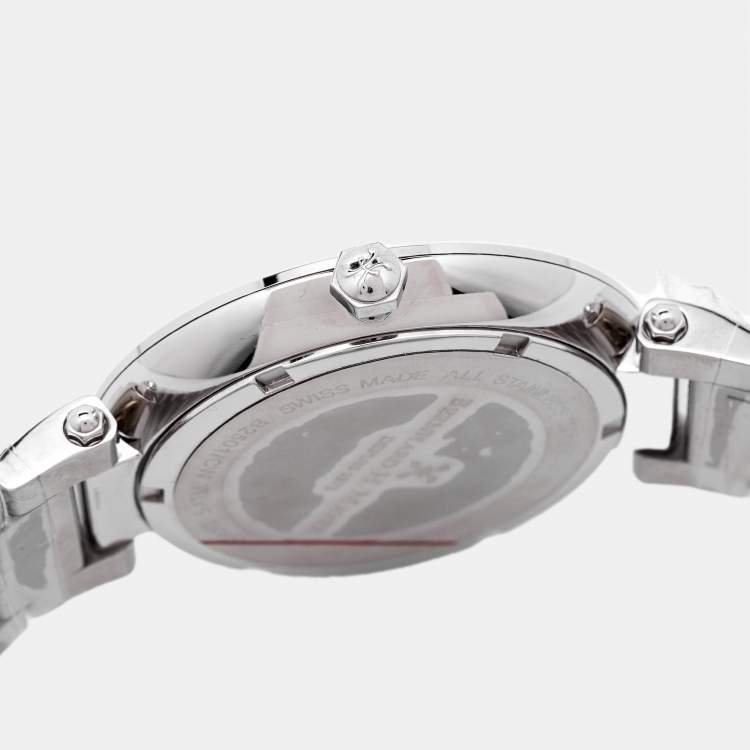 Pre Owned Bernhard H. Mayer Silver Stainless Steel Aurora Women's Wristwatch 40 mm