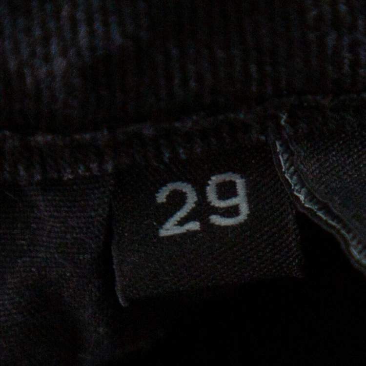 Pre Owned Black Orchid Black Denim Distressed Skinny Jude Jeans M