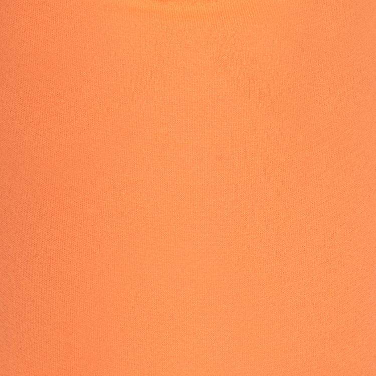 Pre Owned Blumarine Orange and White Colorblock Knit Drop Waist Sleeveless Dress L