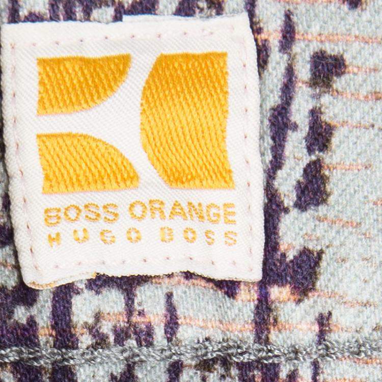 Pre Owned Boss Orange by Hugo Boss Multicolor Printed Slim Fit Lunja Jeans S