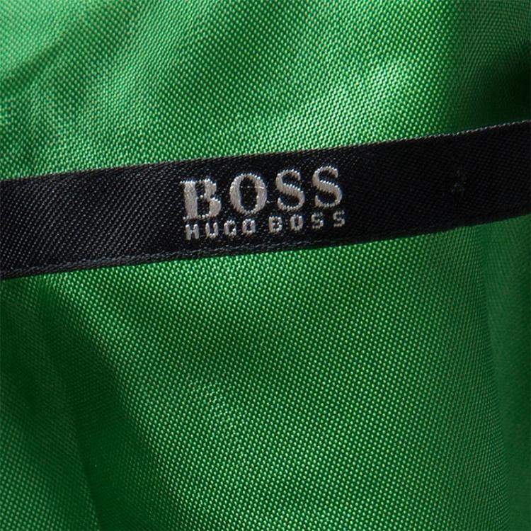 Pre Owned Boss By Hugo Boss Green V-Neck Dallisia  Sleeveless  Maxi Dress M