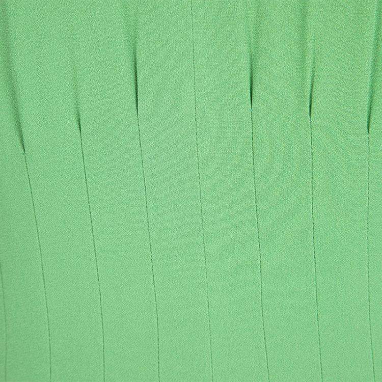 Pre Owned Boss By Hugo Boss Green Sleeveless V-Neck Dallisia Maxi Dress L