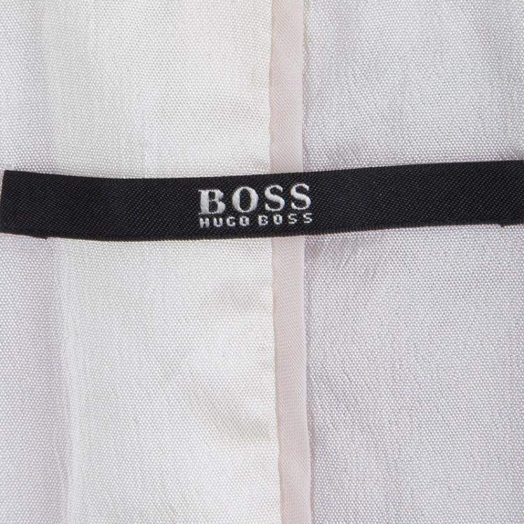 Pre Owned Boss By Hugo Boss Pale Pink  Jadelyn Blazer M