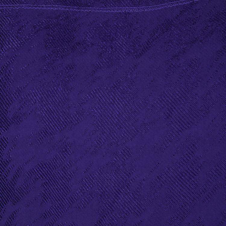 Pre Owned Boss By Hugo Boss Purple Textured Short Sleeve Shift Dress S