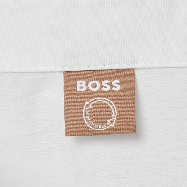Pre Owned Boss By Hugo Boss White Cotton Bicona Blouse L