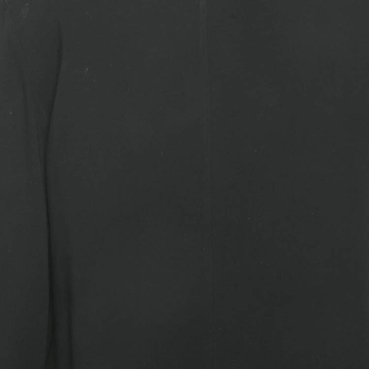 Pre Owned Boss By Hugo Boss Black Crepe Short Dress L