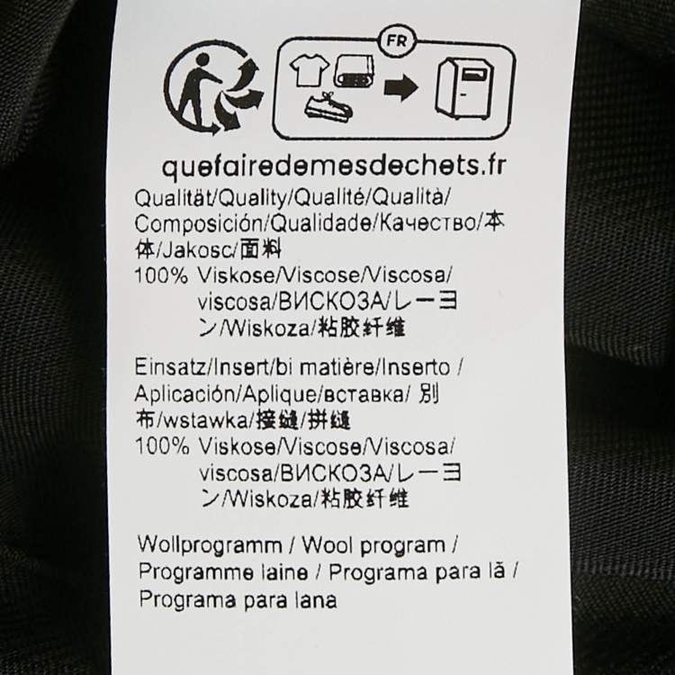 Pre Owned Boss By Hugo Boss Black Sateen Beruta Shirt XL