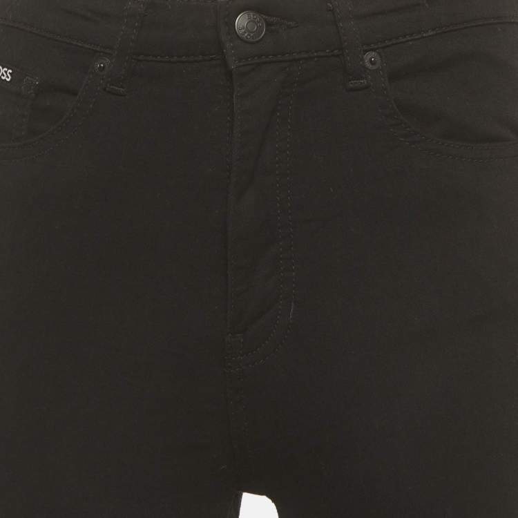 Pre Owned Boss By Hugo Boss Black Denim Super Skinny Maye Jeans S