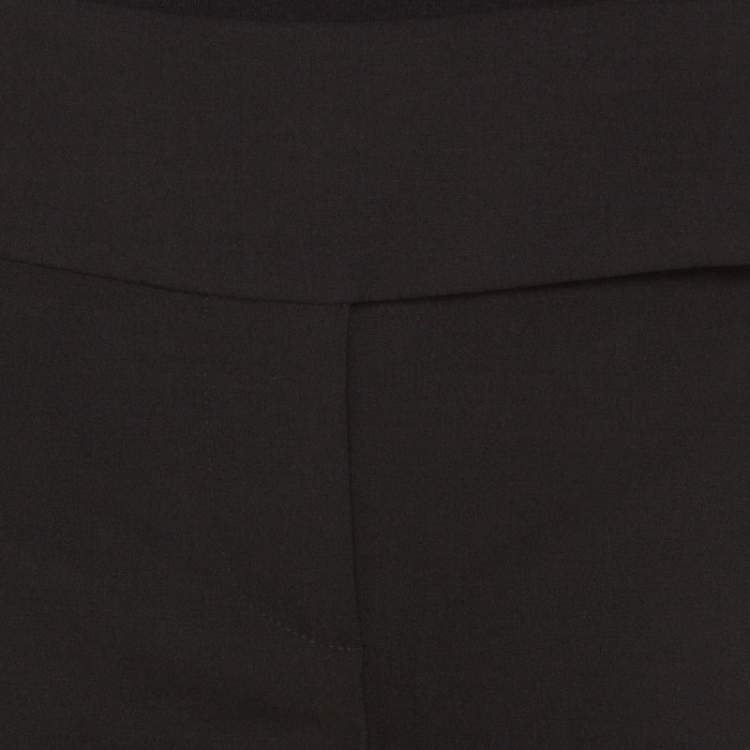 Pre Owned Boss By Hugo Boss Black Straight Fit Tailored Pants M