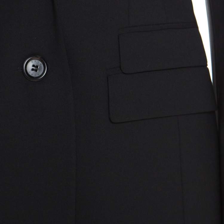 Pre Owned Boss By Hugo Boss Black Two Button Tailored Blazer M