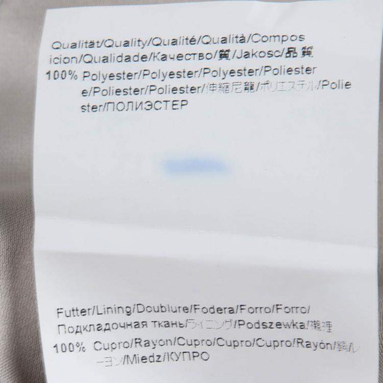 Pre Owned Boss by Hugo Boss Grey Straight Fit Skirt S