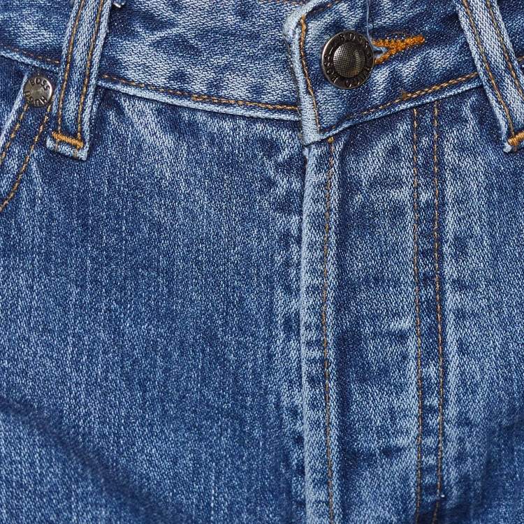 Pre Owned Boss By Hugo Boss Blue Denim Regular Fit Jeans M Waist 29" 