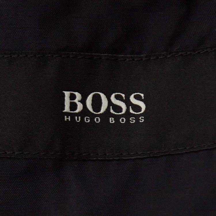Pre Owned Boss By Hugo Boss Blue Wool Single Breasted Blazer M
