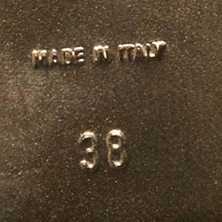 مملوكة مسبقًا Boss By Hugo Boss Size 38 Black Leather Knee Length Boots