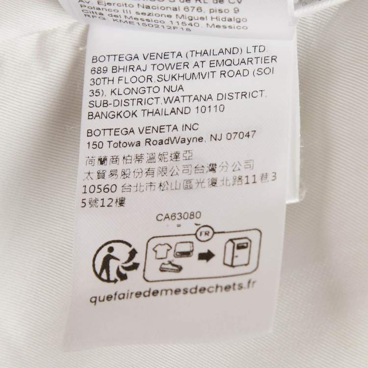 Pre Owned جاكيت بوتيغا فينيتا بسترتان عقد قماش فيسكوز بيج مقاس صغير ( سمول )