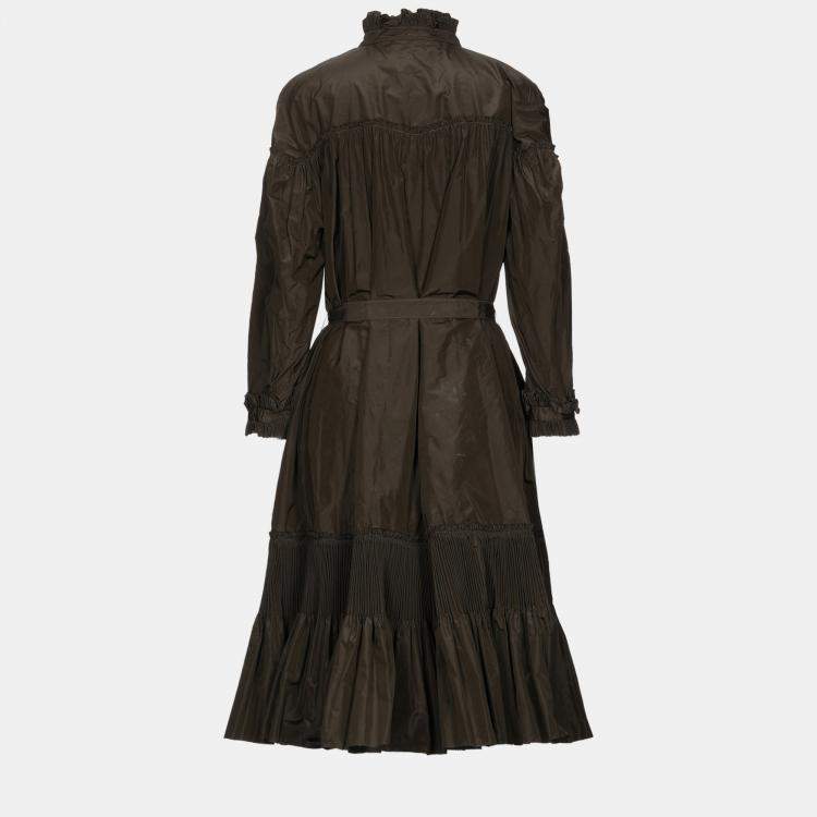 Pre Owned Bottega Veneta Silk Midi dress 44