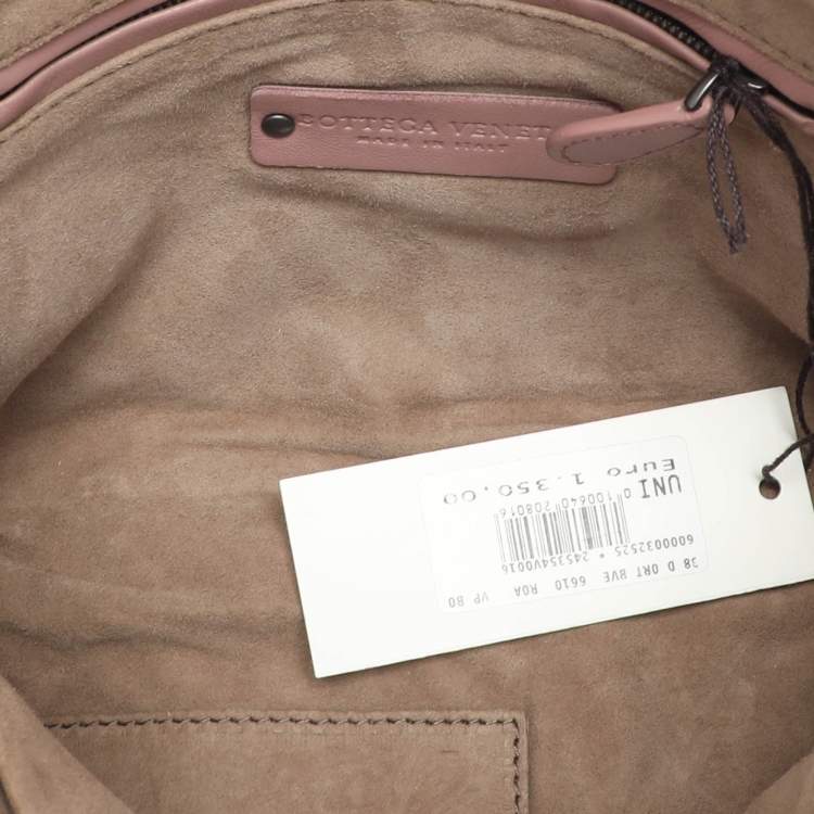 Pre Owned Bottega Veneta Beige Intrecciato Leather Nodini Shoulder Bag