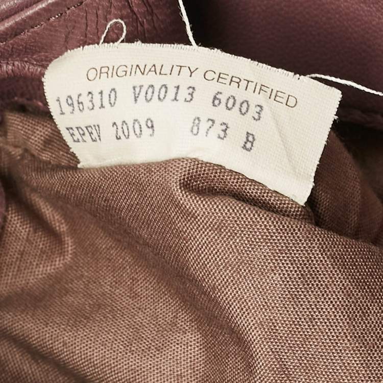Pre Owned Bottega Veneta Purple Intrecciato Leather Flap Clutch
