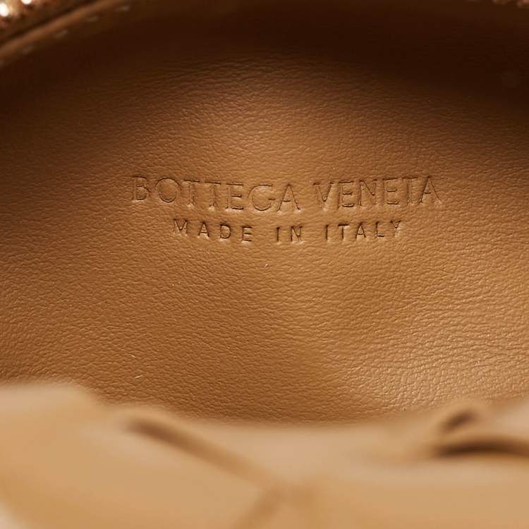 مملوكة مسبقًا Bottega Veneta Tan Intrecciato Leather Candy Wallace Bag
