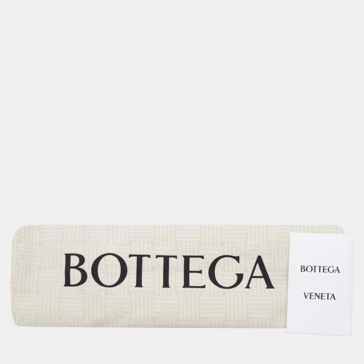 Pre Owned Bottega Veneta Brown Leather Intrecciato Drawstring Clutch