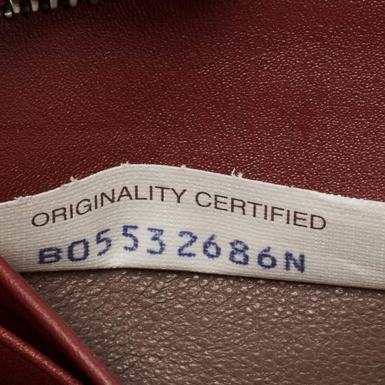 Pre Owned Bottega Veneta Rust Brown Intrecciato Leather Zip Around Wallet