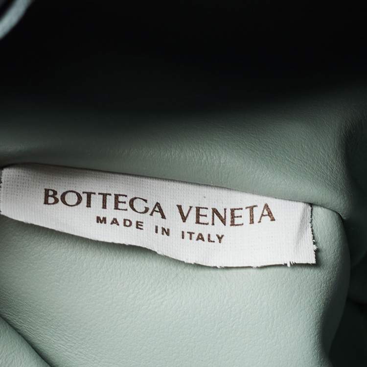 Pre Owned Bottega Veneta New Sauge Intrecciato Leather Mini Jodie Hobo