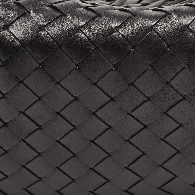 Pre Owned Bottega Veneta Black Leather Teen Jodie Hobo
