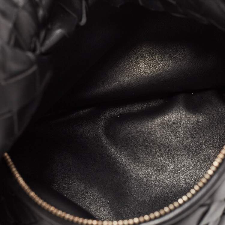 Pre Owned Bottega Veneta Black Leather Teen Jodie Hobo
