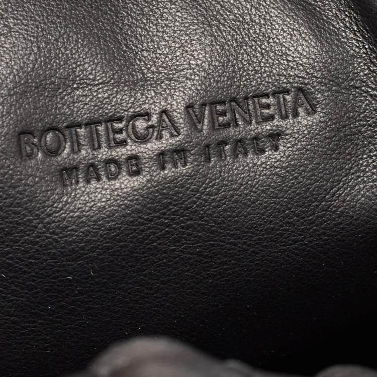 Pre Owned Bottega Veneta Black Leather Teen Jodie Hobo