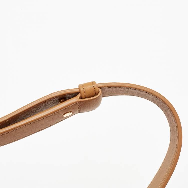 Pre Owned Bottega Veneta Tan Intrecciato Leather Cassette Crossbody Bag