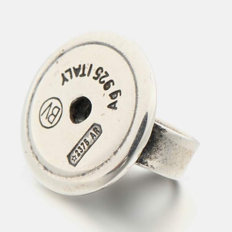 مملوكة مسبقًا Bottega Veneta Drop Sterling Silver Earrings