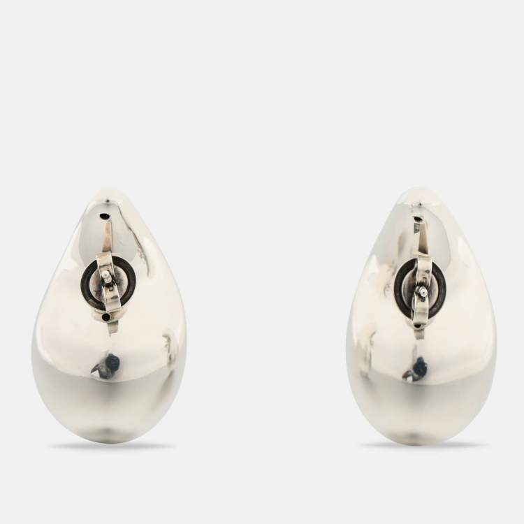 مملوكة مسبقًا Bottega Veneta Drop Sterling Silver Earrings