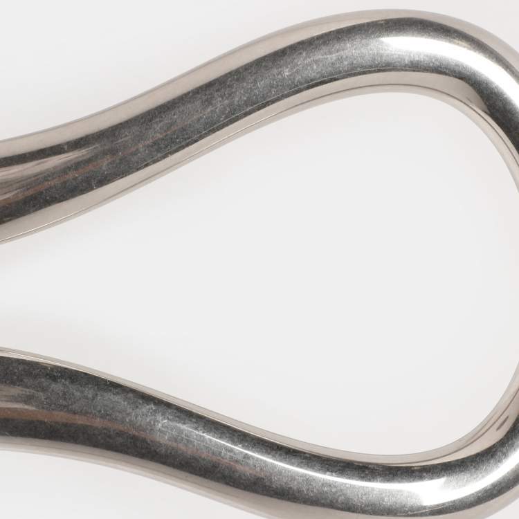 Pre Owned Bottega Veneta Lime Leather Double Strap Horsebit Buckle Waist Belt S