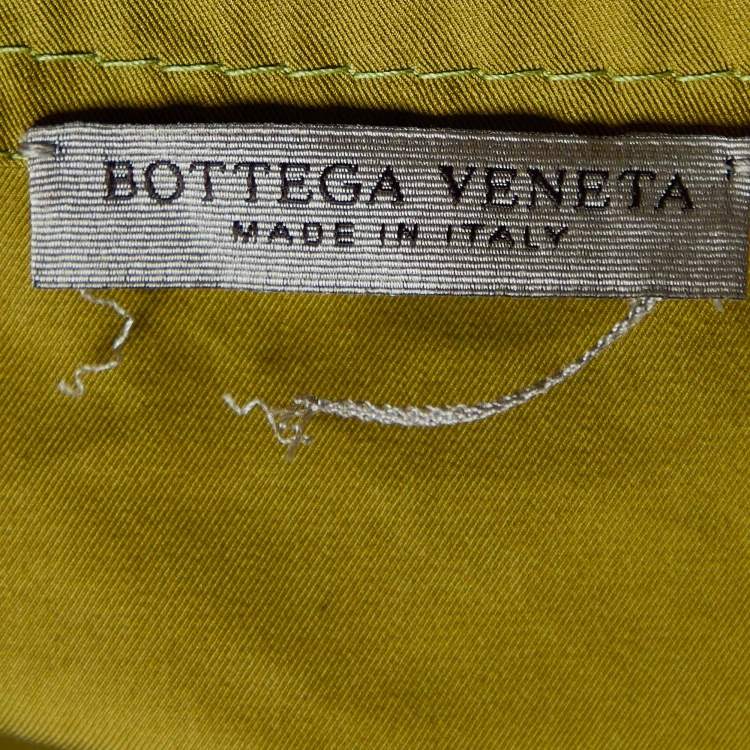 Pre Owned Bottega Veneta Green Cotton Sleeveless Top S