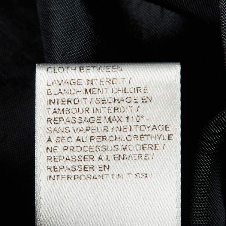 Pre Owned Bottega Veneta Black Textured & Printed Crepe Sleeveless Maxi Dress S