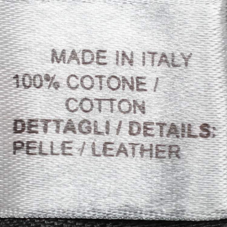 Pre Owned Bottega Veneta Black Denim Jeans M