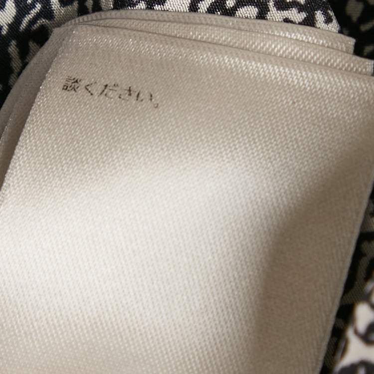 Pre Owned Bottega Veneta Black Printed Silk and Jersey Sleeveless Top M