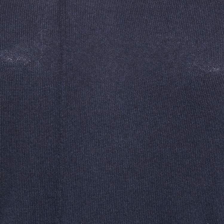 مملوكة مسبقًا Bottega Veneta Navy Blue Cashmere Sweater M