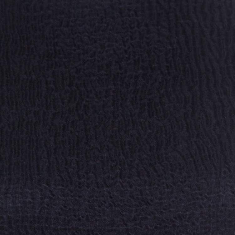 Pre Owned Bottega Veneta Black Textured Wool Sleeveless Shift Dress S 