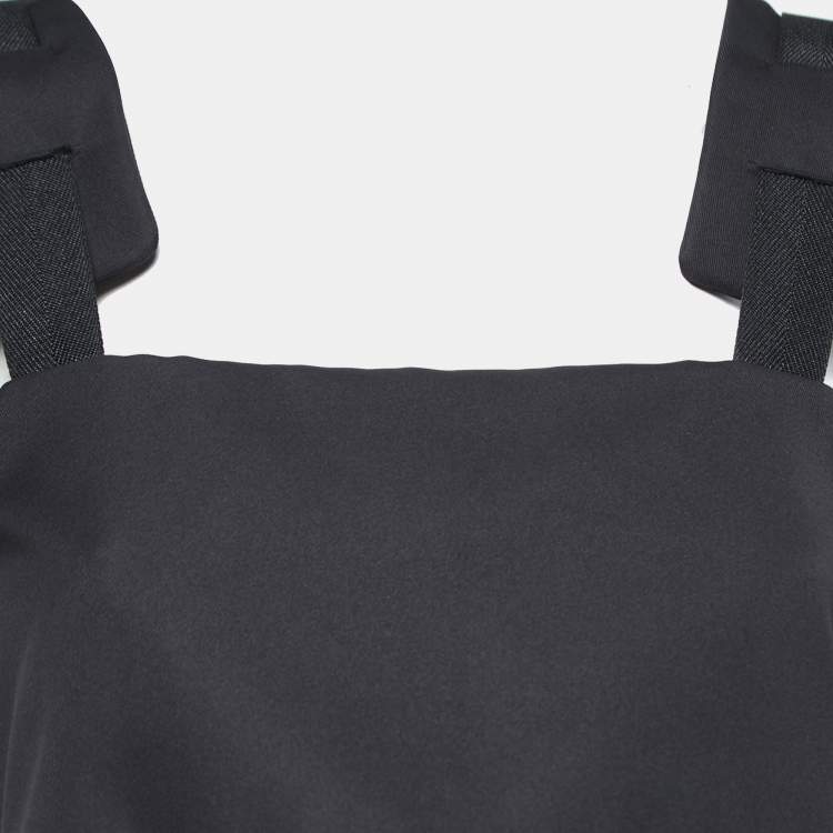 Pre Owned Bottega Veneta Black Synthetic Sleeveless Dress S