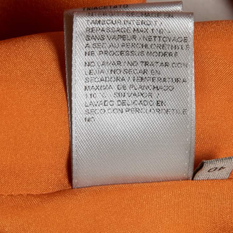 Pre Owned Bottega Veneta Yellow Crepe Cap Sleeve Midi Dress S