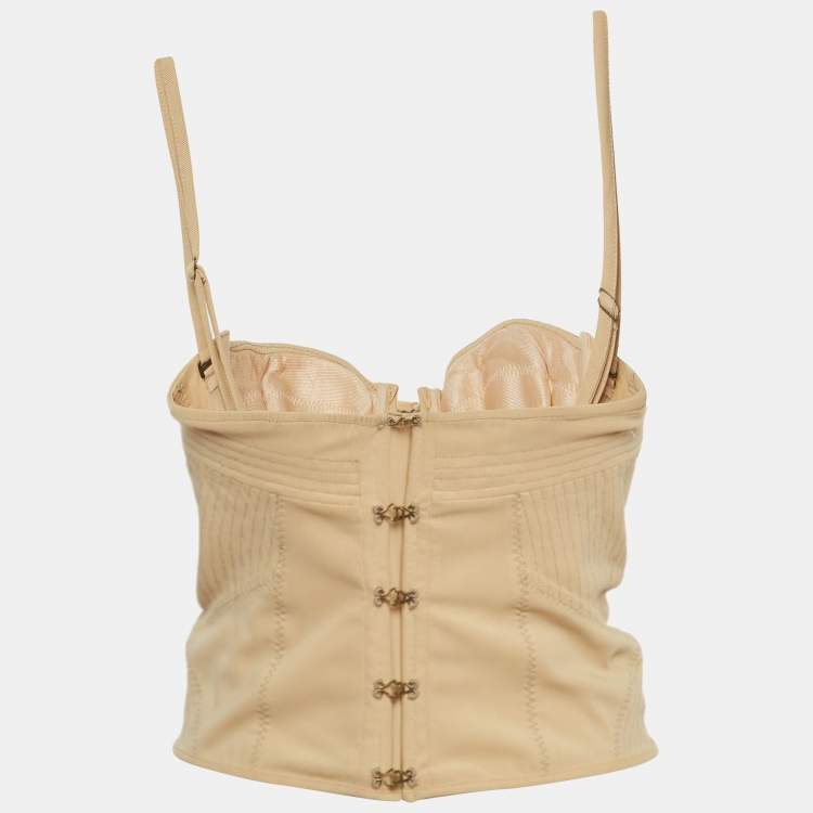 Satin strappy corset top - Women